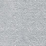 Dinner napkins - Moments Ornament silver