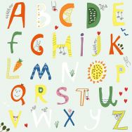 Servietten - Alphabet