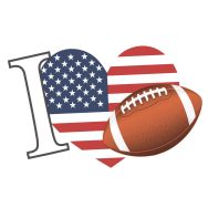 Servietten - I love football