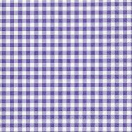 Servietten kariert lavendel - New Vichy