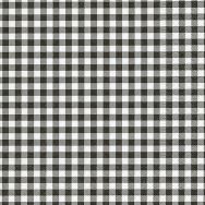 Servietten kariert schwarz - New Vichy