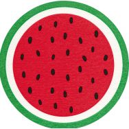 Servietten gestanzt - Melone