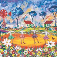 Napkins Portchie  - The Hula Hoop Girls