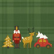 Servietten - Xmas Icons