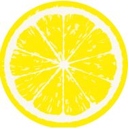 Servietten gestanzt - Zitrone