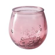 Teelichtglas - Blumen rose