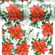 Dunicel Tischläufer - Weihnachtsstern (Poinsettie)