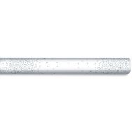 Tischtuchrolle - Sternchen weiß-silber, 5m