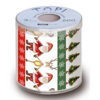 Toilettenpapier - Weihnachtsmann Rentier