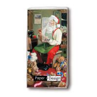 Handkerchiefs - Santa is busy