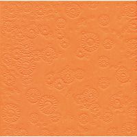 Servietten mit Prägung - Moments Uni orange