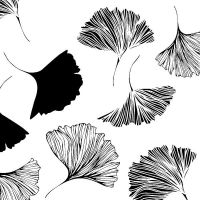 Cocktail napkins - Ginko