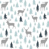 Cocktailservietten - Weihnachtswald