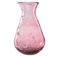 Glasvase - Blumen rose