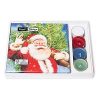 Kombibox - Weihnachtsmann mit Baum