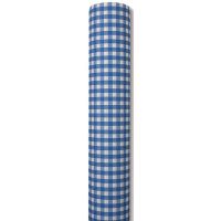 Biertischtuchrolle - Karo blau, 25meter