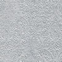 Cocktail napkins - Moments Ornament silver