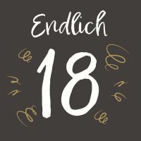 Napkins - 18th Birthday