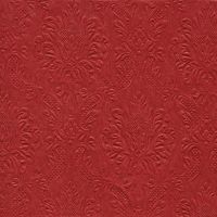 Napkins embossed - Moments Ornament red