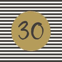 Servietten - 30. Geburtstag