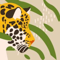 Servietten - Amurleopard
