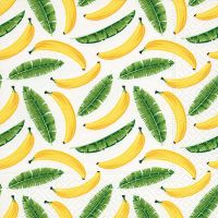 Servietten - Bananen