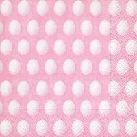 Servietten - Eier rosa