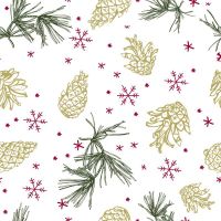 Napkins - Golden cones