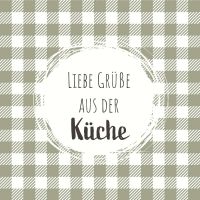 Servietten - Grüße aus der Küche