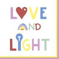 Servietten - Love and Light