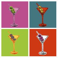 Napkins - Martini