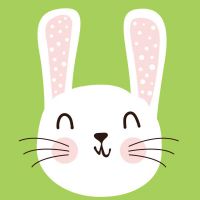 Servietten - Netter Hase