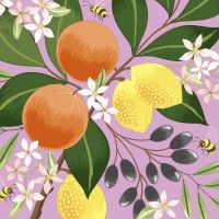 Napkins - Exotic fruits