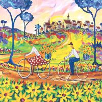 Napkins Portchie  - The Sunflower Pickers