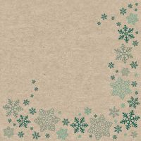 Napkins - Snowflakes - 100% of recycling