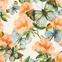 Servietten - Schmetterlinge im Garten