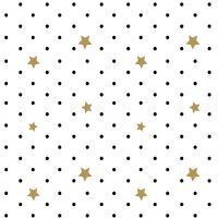 Napkins - Black Stars