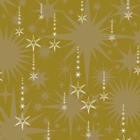 Servietten - Sternregen gold