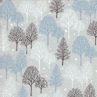 Servietten - Winterbäume