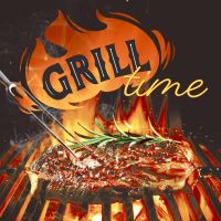 Servietten - Zeit zum Grillen