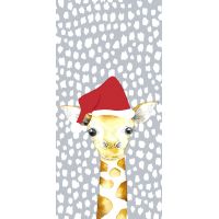Taschentücher - Giraffen-Weihnachtsmann