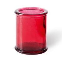 Teelichtglas - Passion rubinrot