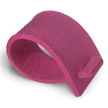 Serviettenringe aus Filz - rosa