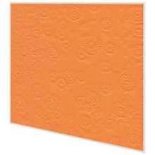 Servietten mit Prägung - Moments Uni orange - 2