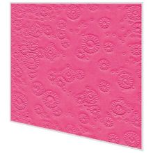 Napkins embossed - Moments Uni pink