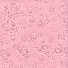 Napkins embossed - Moments Uni rose
