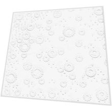 Napkins embossed - Moments Uni white