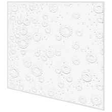 Napkins embossed - Moments Uni white