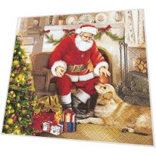 Servietten - Willkommen Santa - 3