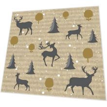 Cocktail napkins - Deer Forest